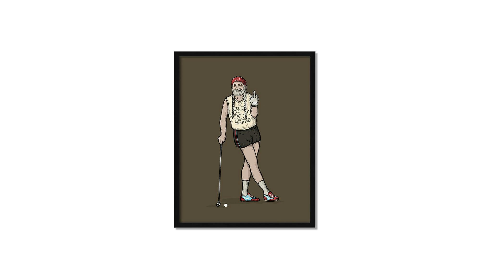 Paper w/ Black Frame